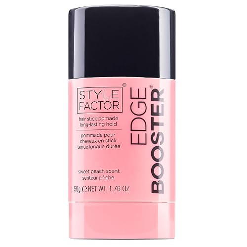 Style Factor EDGE BOOSTER Hair Wax Stick Pomade with Beeswax | Strong Hold Slick Stick for Flyaways, Edges & Baby Hair for Sleek Buns & Ponytails |
