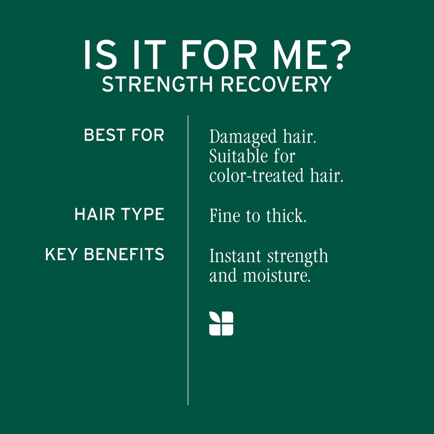 Biolage Strength Recovery Shampoo - Reduces Breakage & Detangles, Instantly Strengthens and Moisturizes, For Damaged Hair, With Olive Squalane & Vegan