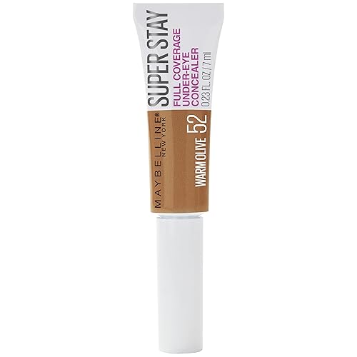 Maybelline New York Super Stay Super Stay Full Coverage, Brightening, Long Lasting, Under-eye Concealer Liquid Makeup Forup to 24H Wear, With Paddle