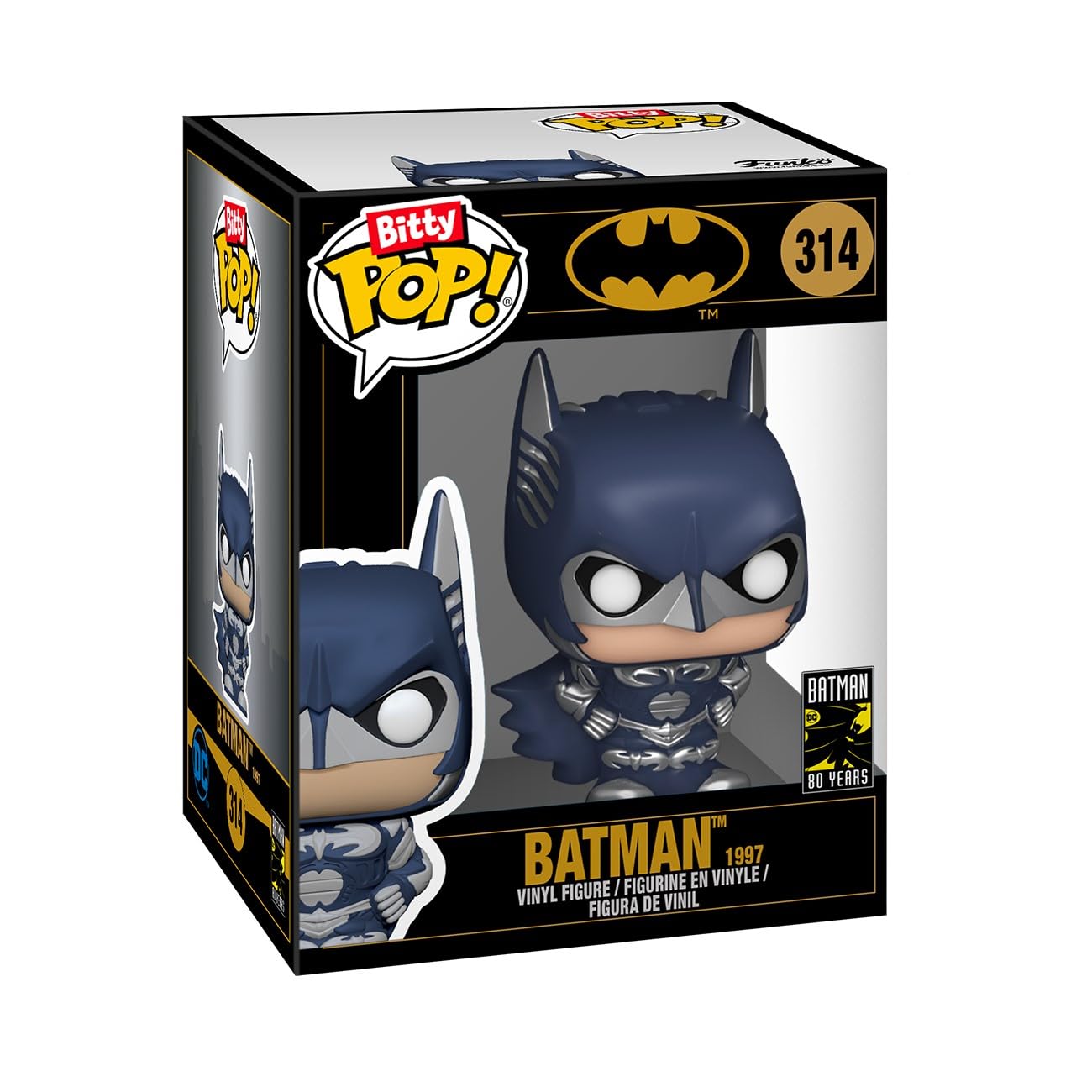 Funko Bitty POP! Batman 85th - Freeze, 4-Pack and A Surprise Mystery Mini Figure - 0.9 Inch (2.2 Cm) - DC Comics Collectable - Stackable Display…