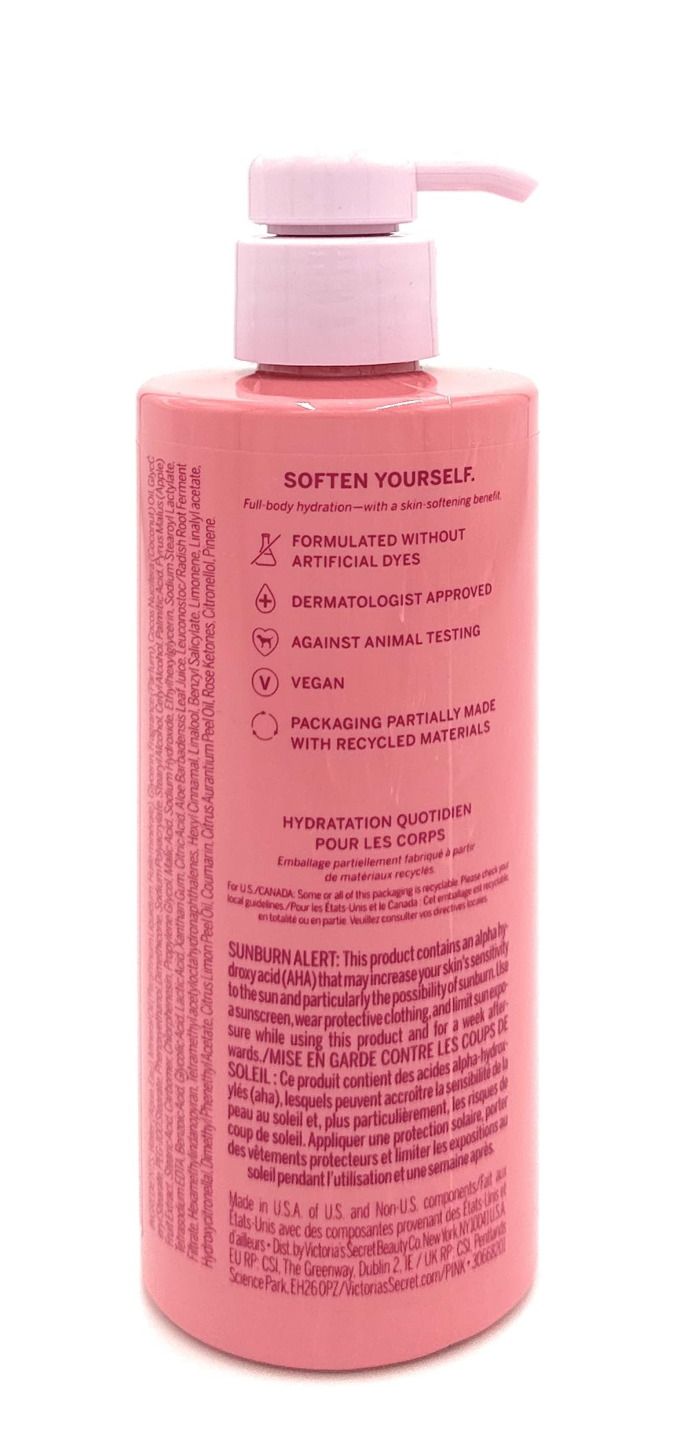 Victoria's Secret Pink Pink Apple Body Lotion Pump 12 Fl Oz
