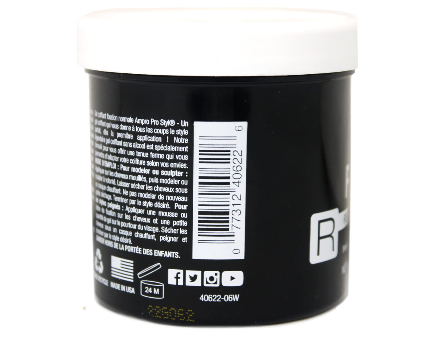 Product Of Ampro Protein Styling Gel - 1 count 6 oz Jar
