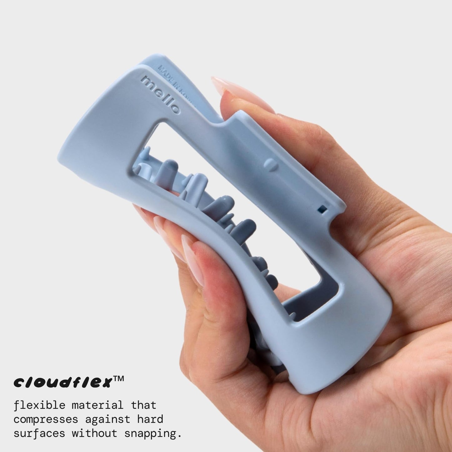 Mello Medium Hair Clip - Flexible Comfort Hair Claw for Women, Strong Hold for Thick & Thin Hair Styling, Durable Material, Matte Non-Slip Finish Beauty and Personal Care MELLO