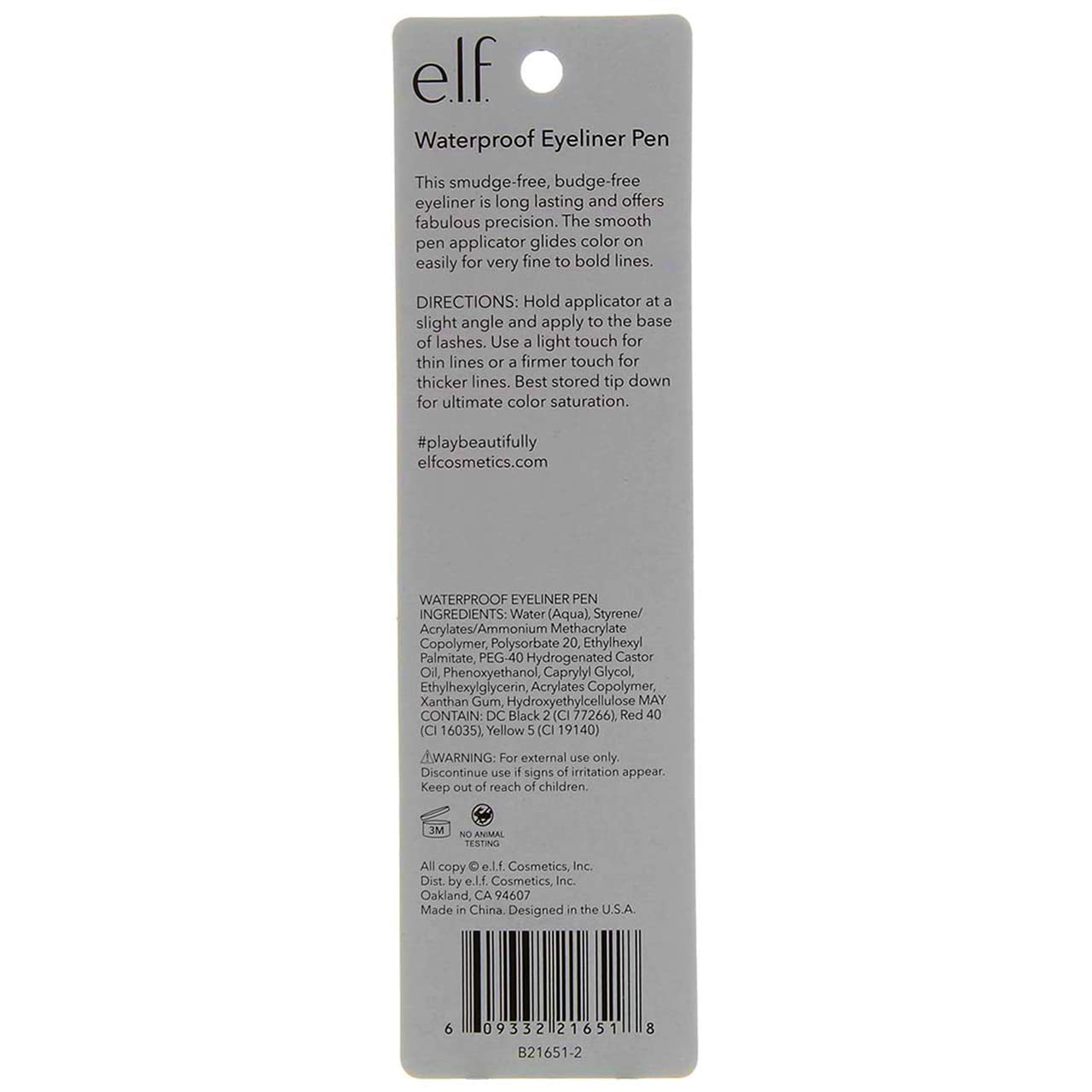 ELF Essential Eyeliner Pen Black - Pack of 2