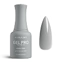 KIARA SKY Gel Pro HEMA-Free Gel Nail Polish | Full Coverage, 28+ Day Wear, Self-Leveling, UV/LED Soak-Off, 0.5 fl oz | Grey-Cious #101 Beauty & Personal Care KIARA SKY