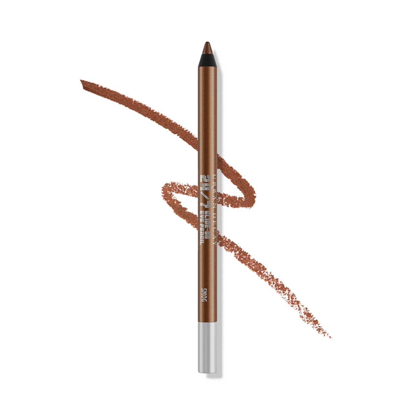 URBAN DECAY 24/7 Glide-On Waterproof Eyeliner Pencil - Smudge-Proof, Long-Lasting, Transfer-Proof, Up to 16HR Wear, Smooth No-Tug Formula, Smog