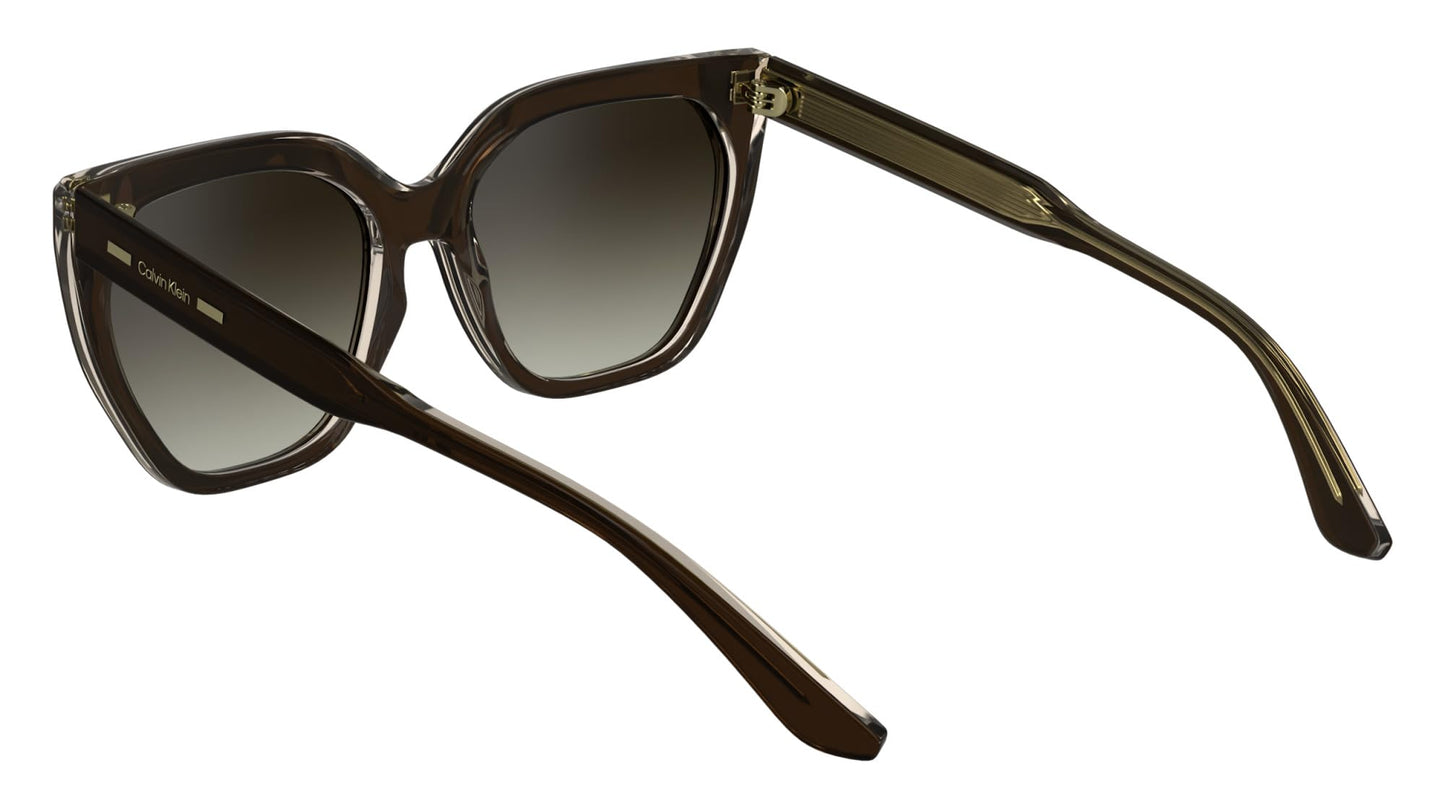 Calvin Klein Women's Sunglasses CK24535S - Brown/Light Brown with Gradient Brown Lens
