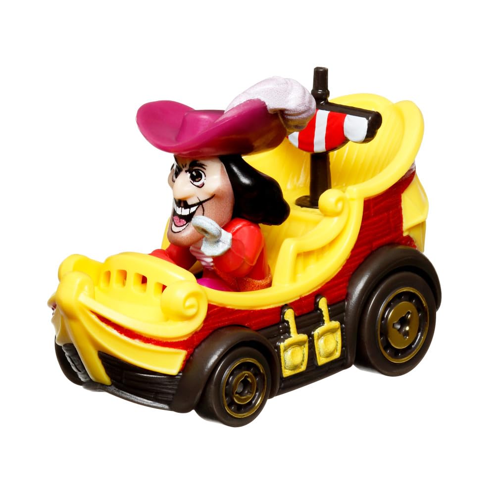 Hot Wheels RacerVerse Die-Cast Vehicle with Captain Hook Driver 1:64 Scale