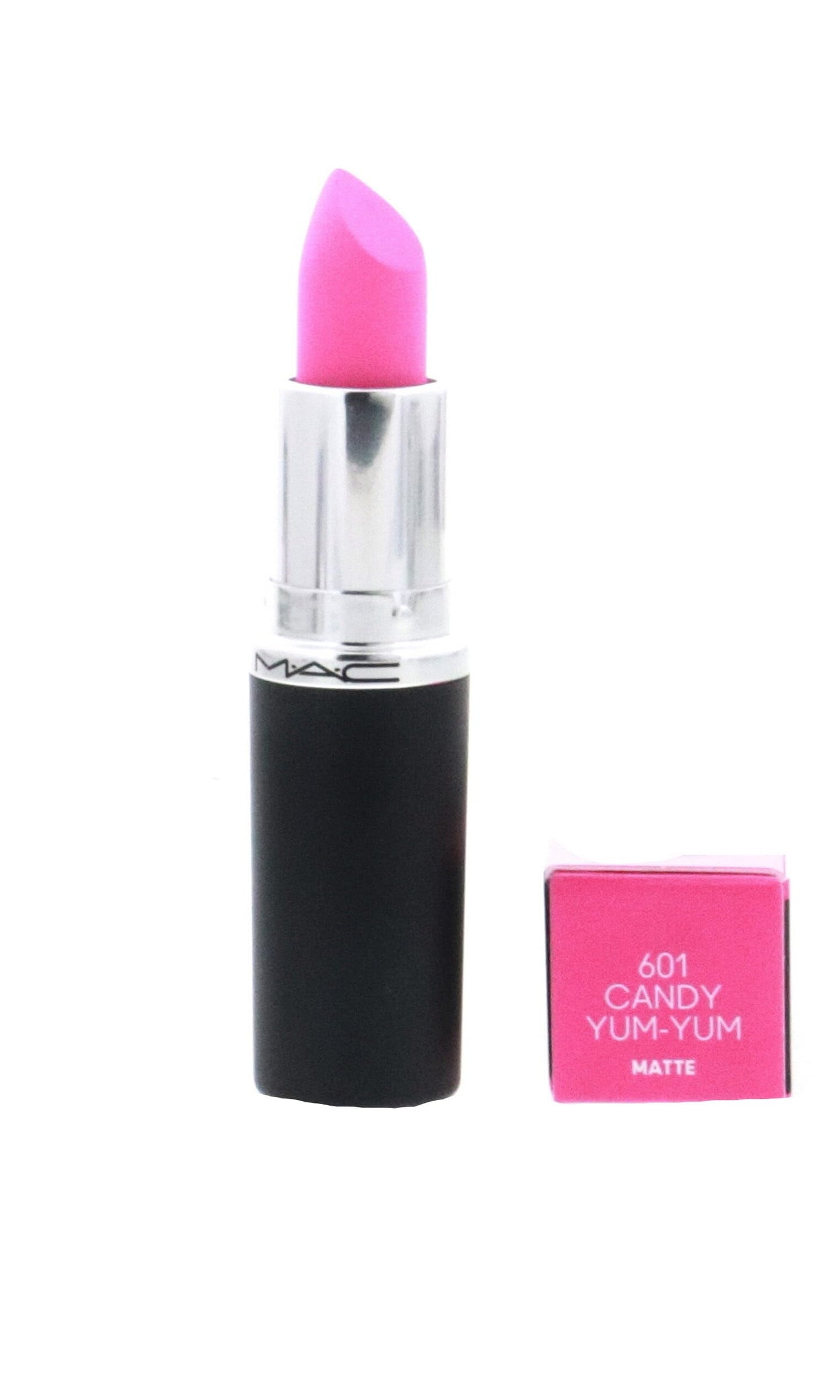 MAC M·A·CXIMAL Silky Matte Lipstick, Candy Yum Yum, 0.1 Ounces, Pink
