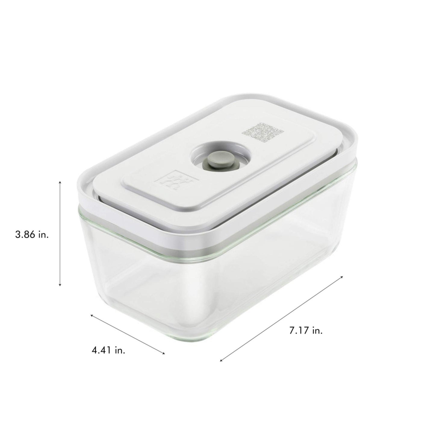 ZWILLING Fresh & Save 7-pc Vacuum Sealer Machine Starter Set, Sous Vide Bags, Meal prep, Airtight Food Storage Containers, Glass