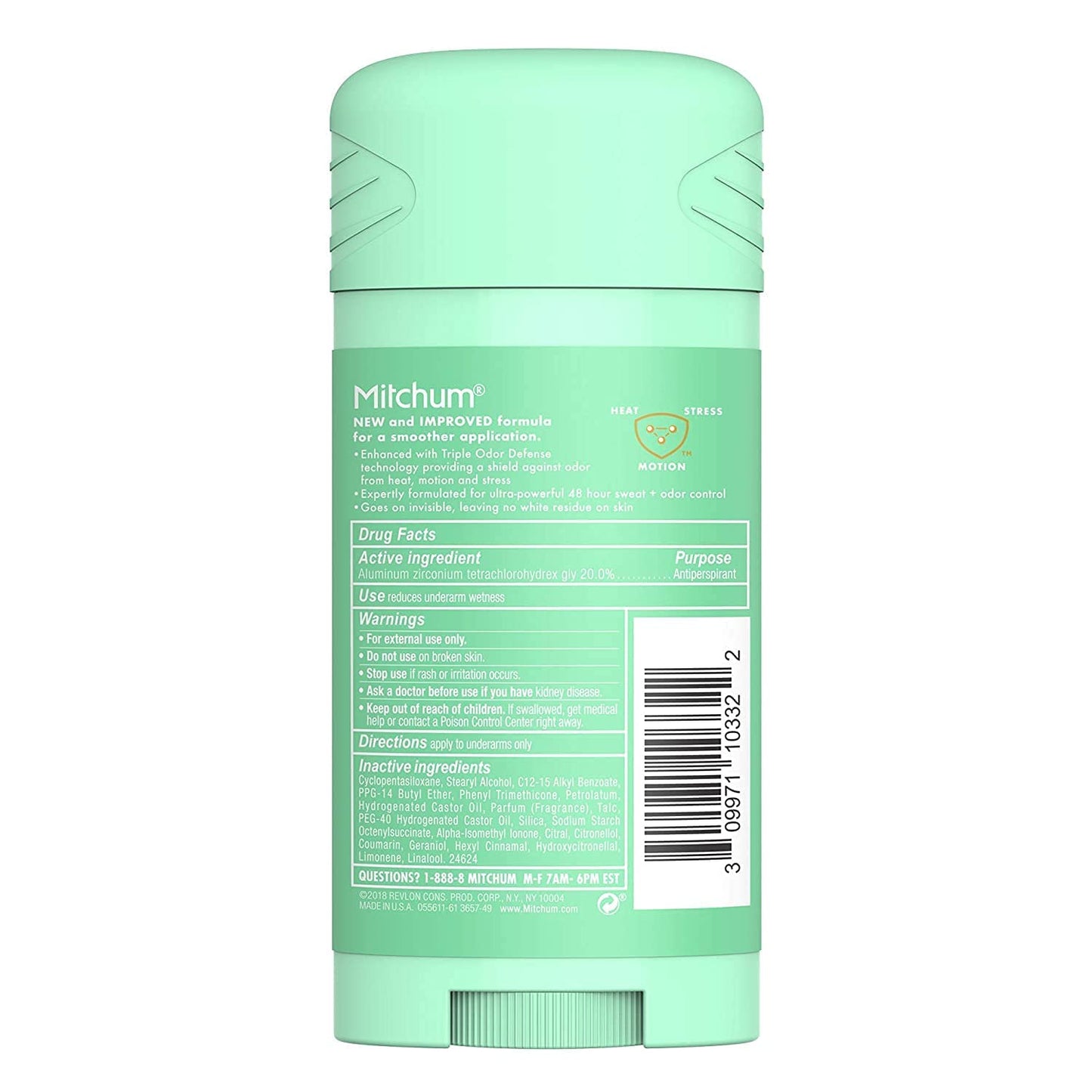 Mitchum Women Triple Odor Defense Invisible Solid 48HR Antiperspirant & Deodorant, Pure Fresh, 2.7 OZ - 9 Pack Beauty and Personal Care Mitchum