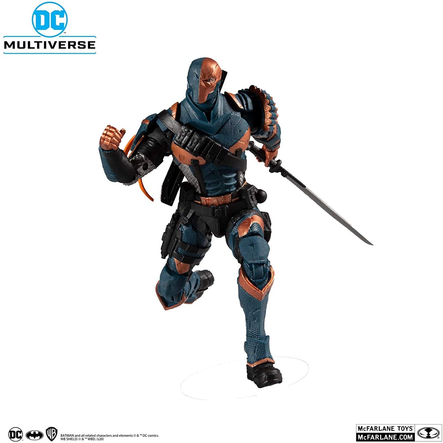 McFarlane Toys DC Multiverse Deathstroke: Batman: Arkham Origins 7-inch Action Figure, Multicolor (15342-2)