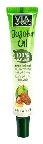 Via Natural 100% Natural Jojoba Oil 1.5 Fl Oz (Pack of 1)