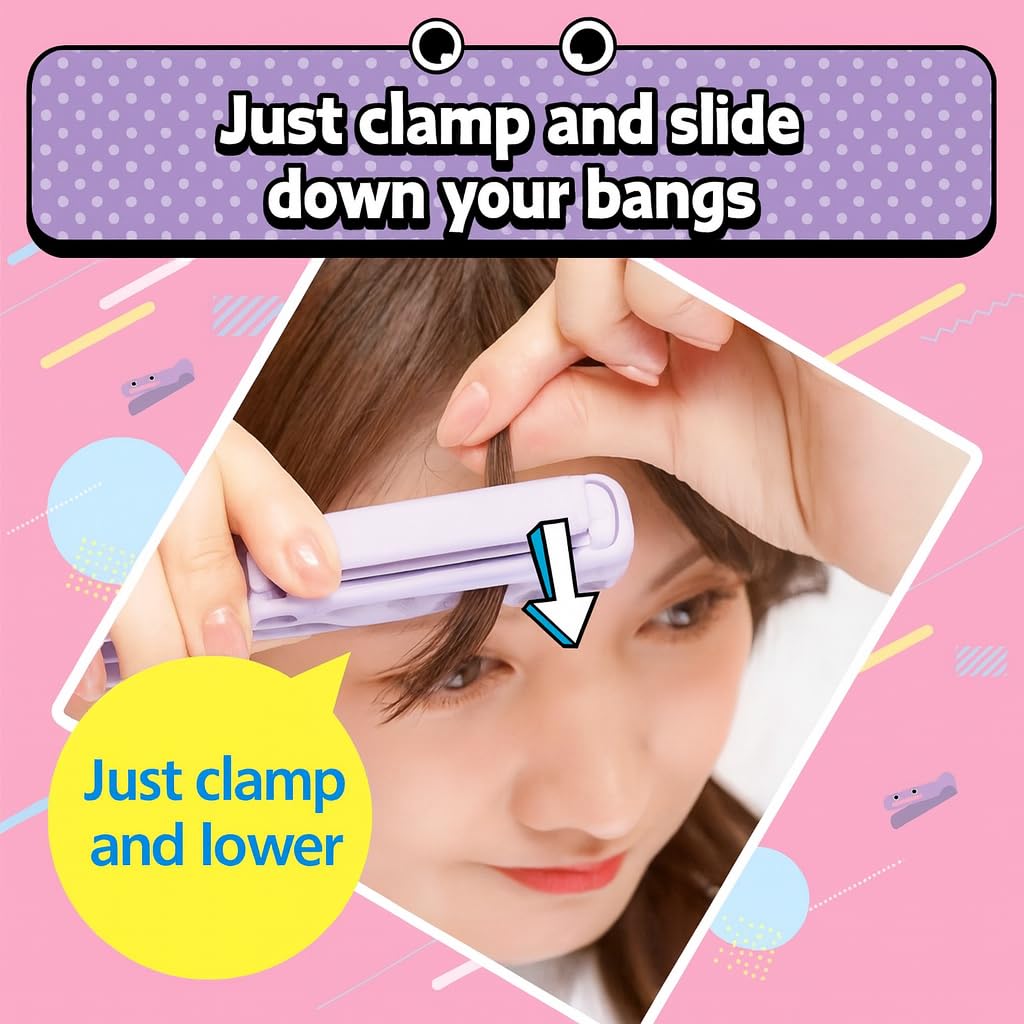 Hair Cutting Monster Easy Bangs Self Cutter 1 Piece Beauty and Personal Care Feather