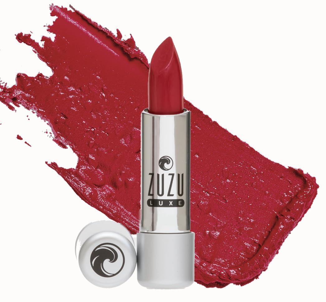 Zuzu Luxe Lip Color Lipstick (Galaxy - Berry/Cool Crème), Natural Ultra-Hydrating Lipstick, Paraben Free, Vegan, Gluten-free, Cruelty-free, Non GMO