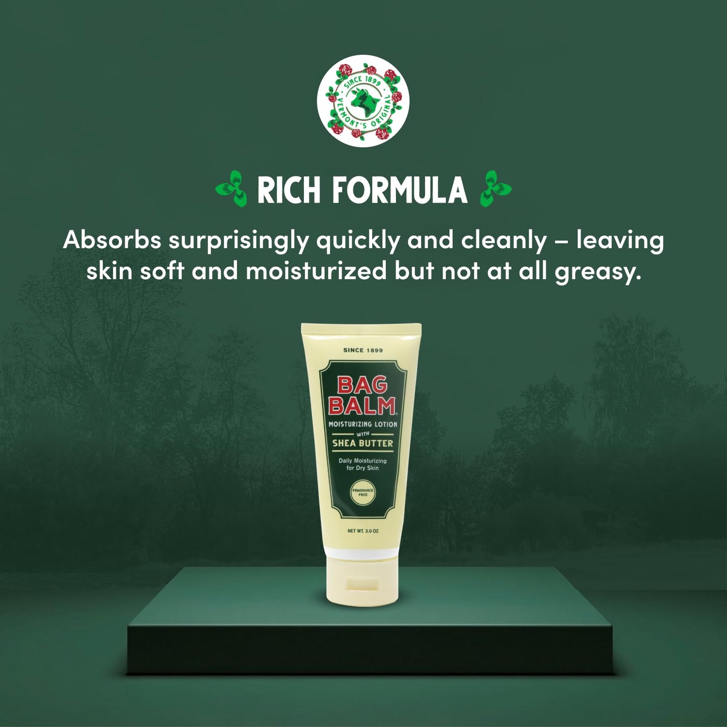 Bag Balm Vermont's Original Hand & Body Dry Skin Lotion with Shea Butter and Jojoba, Daily Hand Lotion for Dry Hands - Fragrance-Free, Non-Greasy Hand