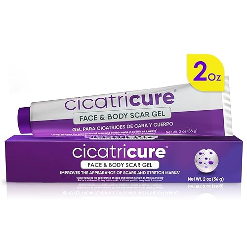 Cicatricure Advanced Scar Gel for Face & Body - Proven Results in 2 Weeks, Scar Treatment for Surgical Scars, Stretch Marks, Scars of Burns