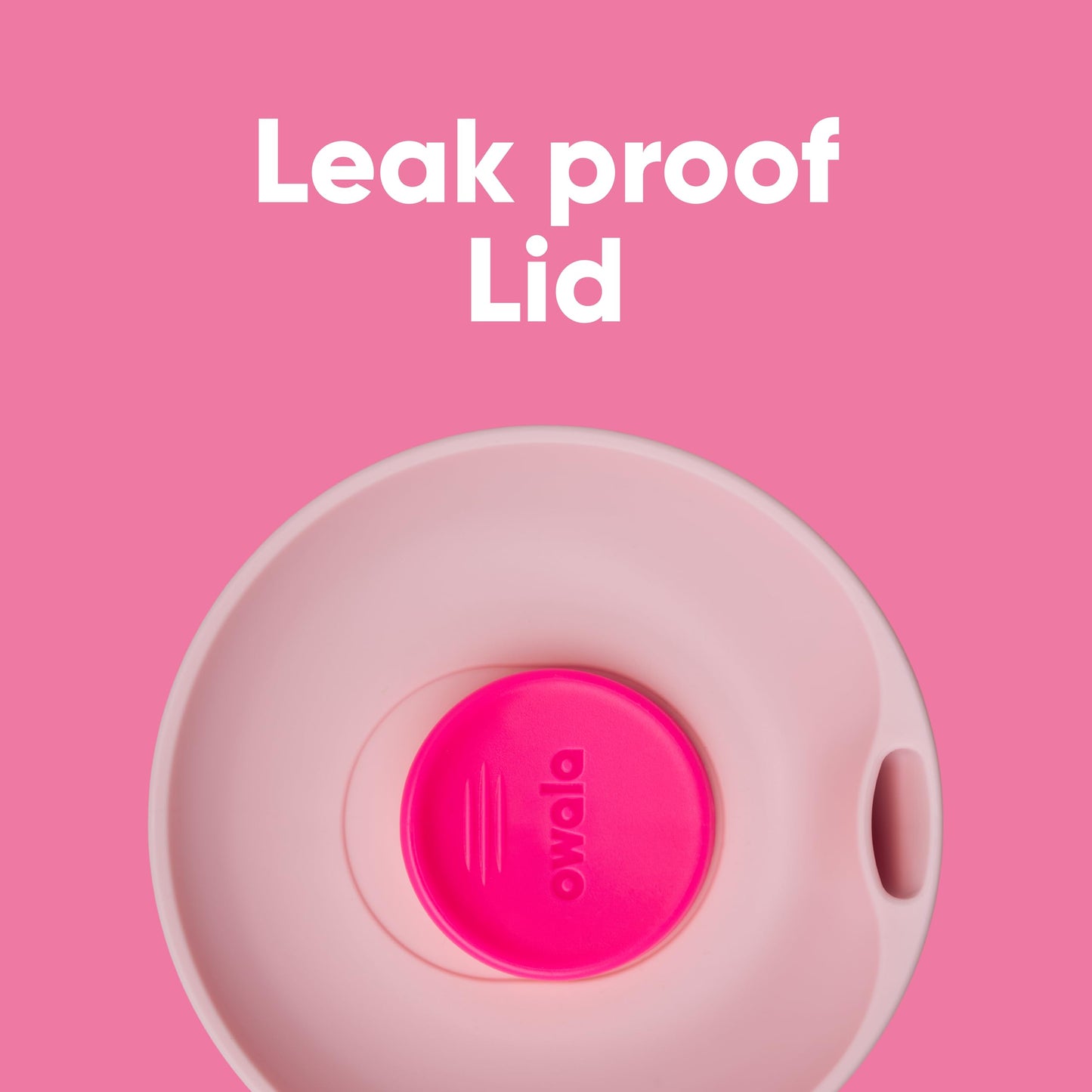 Owala SmoothSip Slider Insulated Stainless Steel Coffee Tumbler, Reusable Iced Coffee Cup, Hot Coffee Travel Mug, BPA Free 20 oz, Pink (Pucker Up)