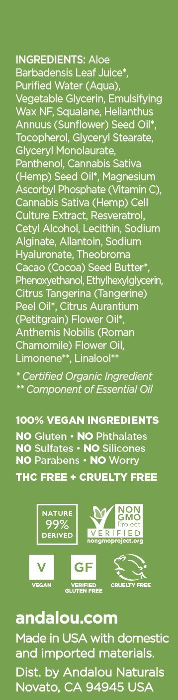 Andalou Naturals CannaCell Facial Serum, 1 Ounce