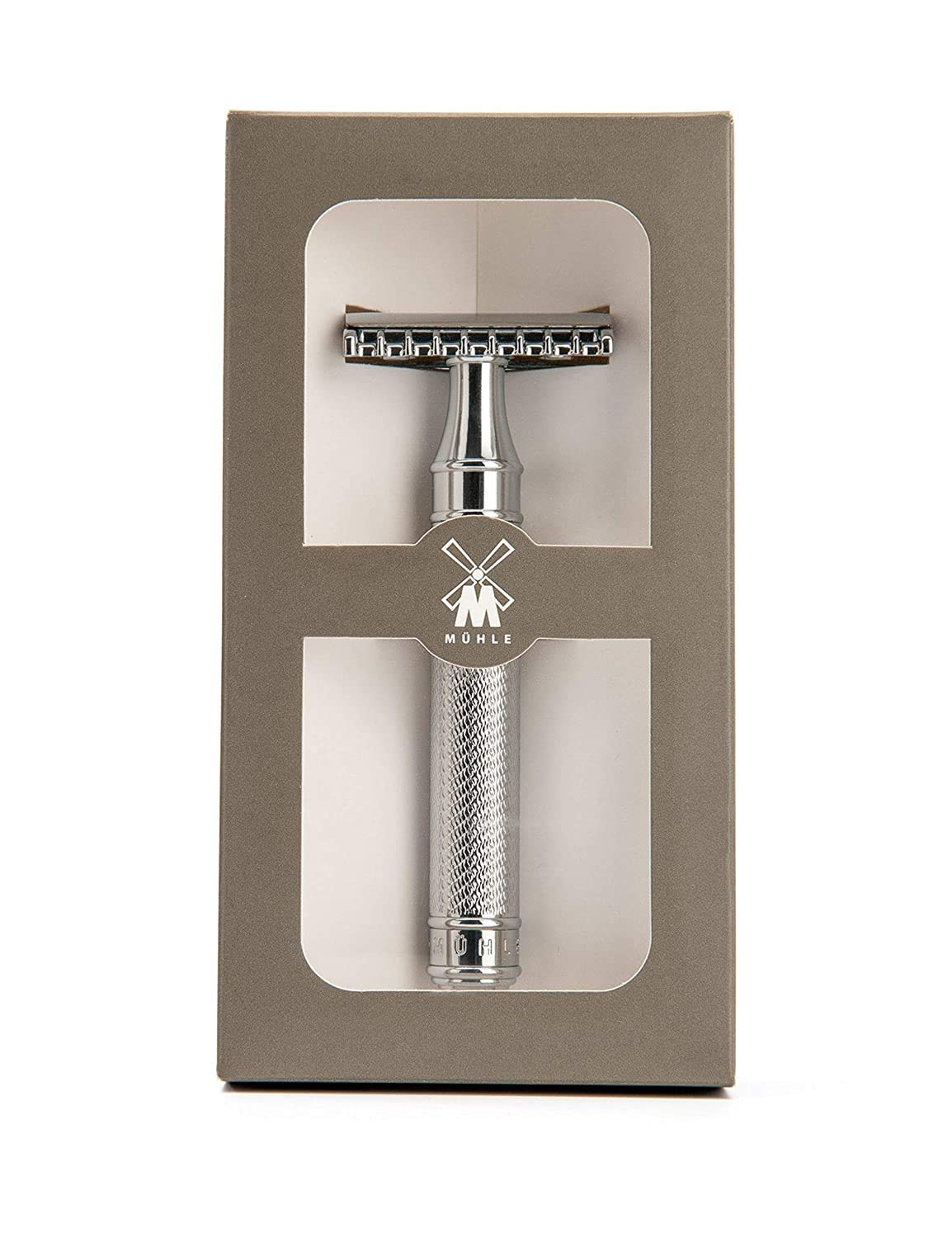 MÜHLE TRADITIONAL R41 Double Edge Safety Razor (Open Comb) For Men - Perfect for Every Day Use, Barbershop Quality Close Smooth Shave Beauty and Personal Care M MÜHLE