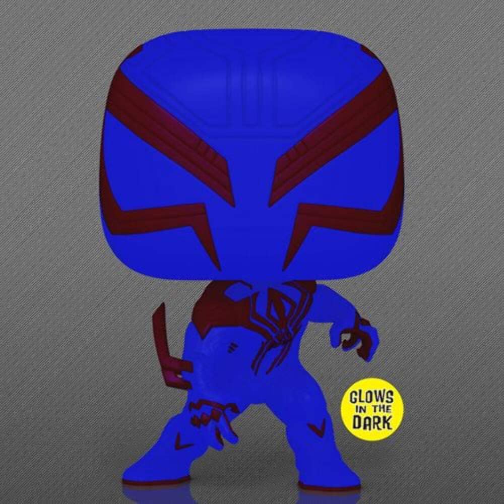 Funko Pop! Movies: Spider-Man Across the Spider-Verse Spider-Man 2099 Glow-in-the-Dark Pop! Vinyl Figure - Entertainment Earth Exclusive, (FUN68370)
