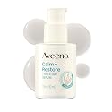 Aveeno Calm + Restore Triple Oat Hydrating Face Serum for Sensitive Skin, Gentle Lightweight Hydrating Serum for Face Instantly Smooths Skin