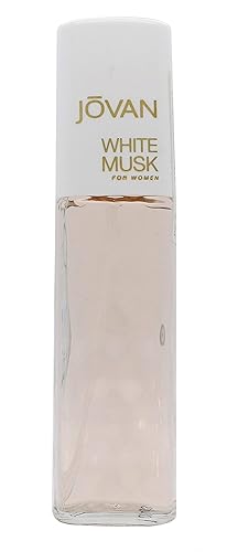 Jovan White Musk for Women Eau de Cologne Spray 2 fl oz (Pack of 1), Notes of Jasmine, Musk, and Amber, Women's Fragrance, Long Lasting, Everyday