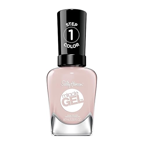 Sally Hansen Miracle Gel Salon Quality Nail Polish | Gel-Like Formula, Two-Step System, No UV Light Needed, Long Lasting | Sheer | 232 Tutu the Ballet