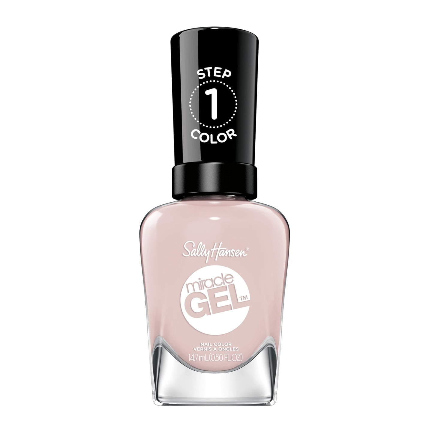 Sally Hansen Miracle Gel Salon Quality Nail Polish | Gel-Like Formula, Two-Step System, No UV Light Needed, Long Lasting | Sheer | 232 Tutu the Ballet