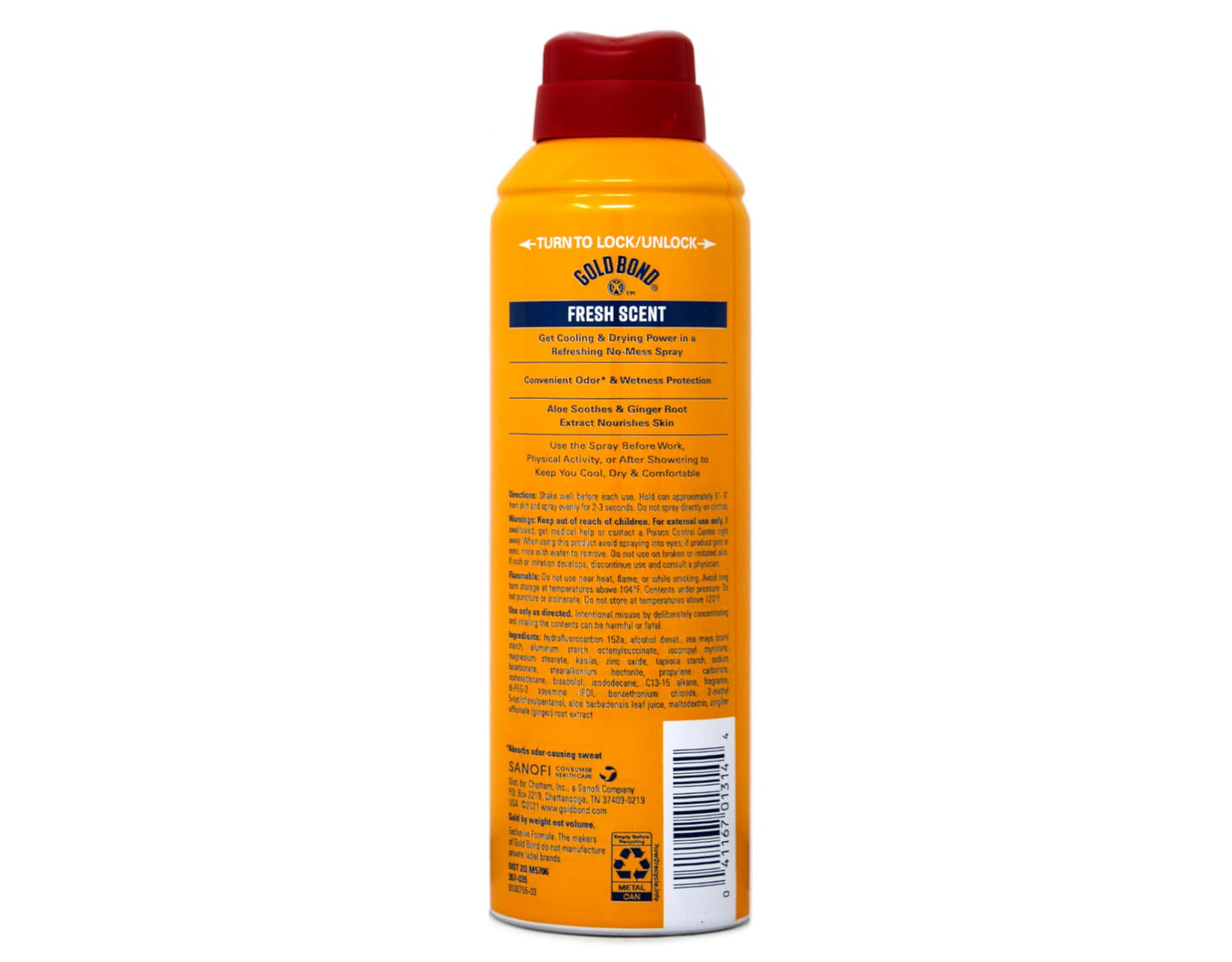 Gold Bond Fresh Powder Sp Size 7oz (Pack of 8) Talc-Free