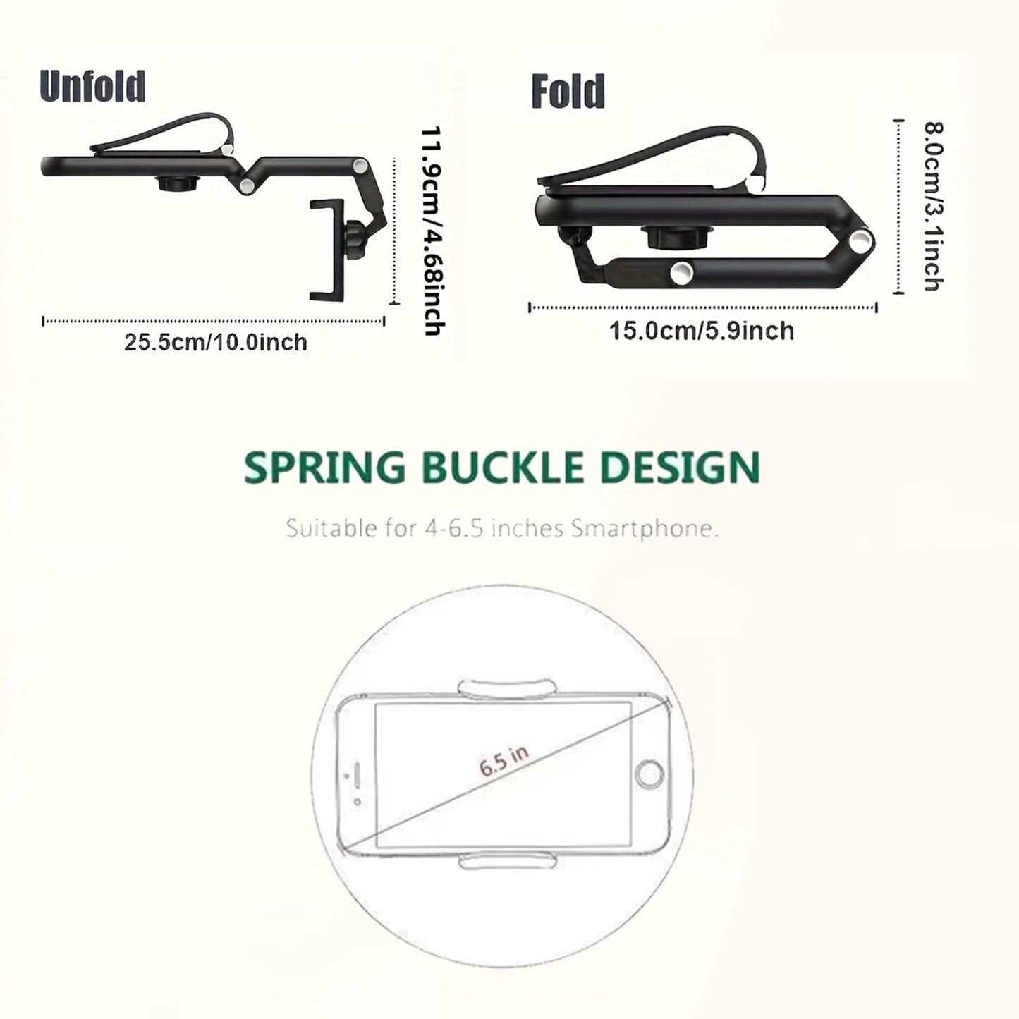 Neatblisser 360° Rotating Sun Visor Phone Holder for Car Multifunctional Sun Visor Cell Phone Holder for iPhone for Samsung for Android