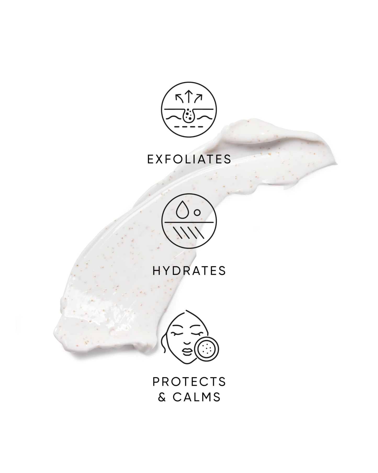 Almond Face Scrub With Hyaluronic Acid