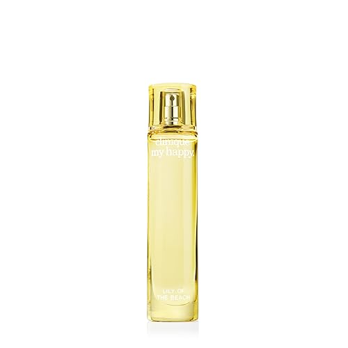 Clinique My Happy Fragrance Spray, Lily of the Beach | Notes of Coconut + Solar Lily | Perfumes for Women, Mini Travel Size, 0.5 Fl Oz