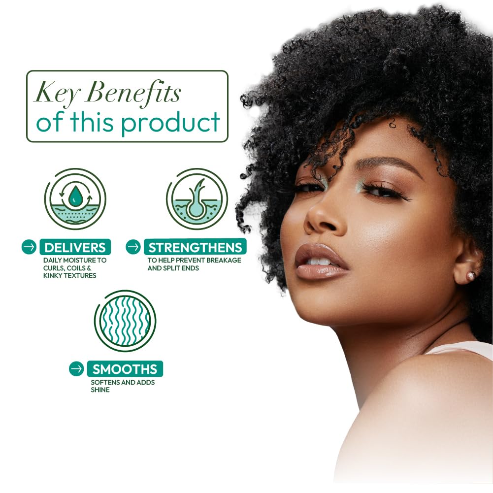 ORS Olive Oil Max Moisture Super Nourishing Daily Curl Crème infused with Rice Water & Electrolytes for Supercharged Hydration & Growth (8.0 oz)