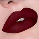 LA Splash Cosmetics Soft Long Lasting Liquid Dark Deep Red Lipstick Matte Scarlet Waterproof Liquid Lipstick- Wickedly Divine Collection (Queen