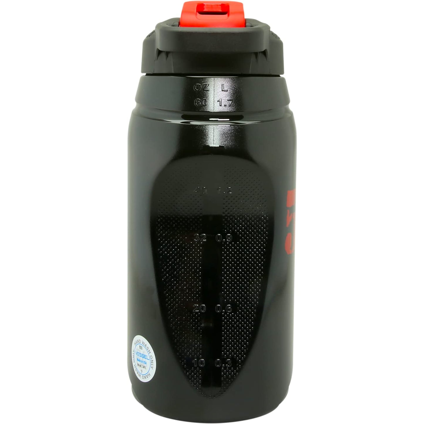 5% Nutrition Half Gallon Water Bottle with Handle | 64 oz Water Bottle | Big Water Jug for Sports | 64 oz Gym Water Bottle | Large Reusable Drinking