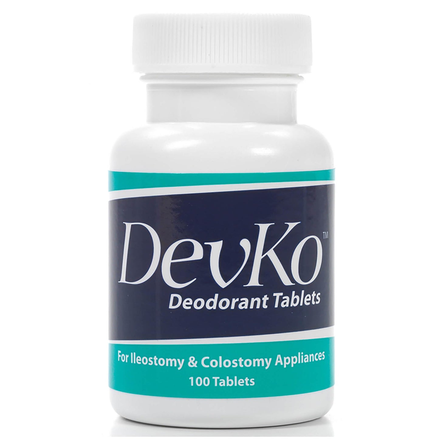 Devko Ostomy Pouch Deodorizer/Deodorant Tablets, Charcoal, 100 Tablets Beauty and Personal Care Devko