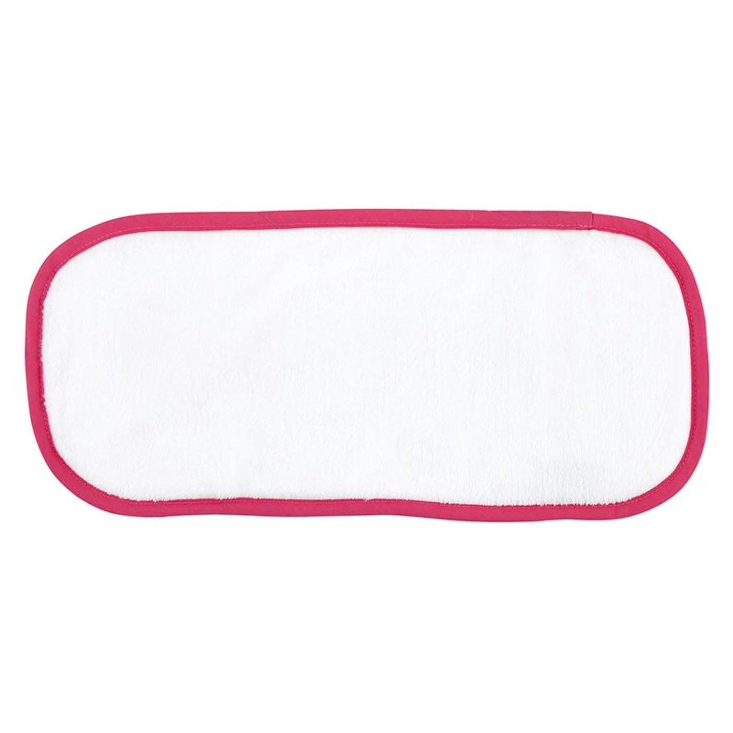 Bella Sleep + Spa Reusable Makeup Remover Facial Cloths and Scrunchie Facial Care Set, 3-Piece, Hot Pink