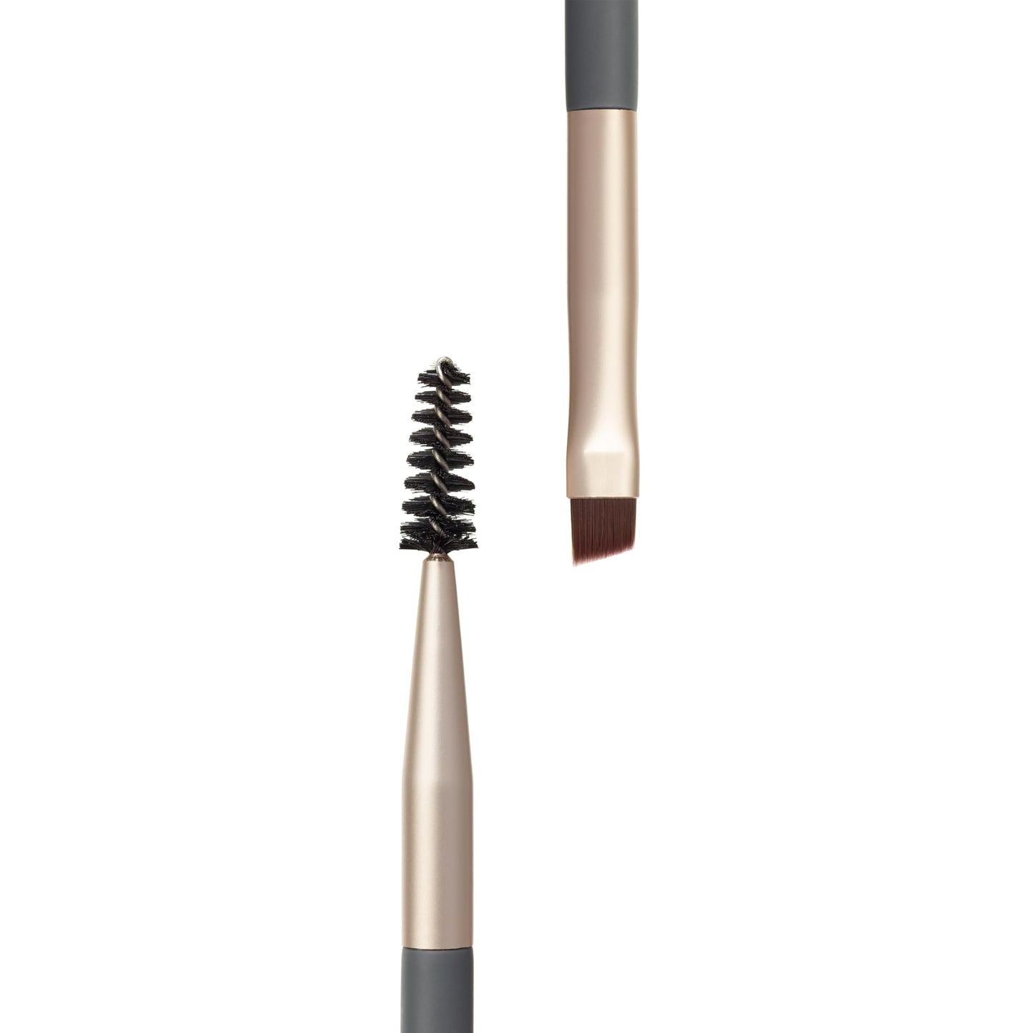 jane iredale Pro Series Eye & Brow Brush, Ultra-Small, Dual-Ended Cosmetic Brush & Spoolie Grooms and Seamlessly Applies Makeup, Vegan, Cruelty Free