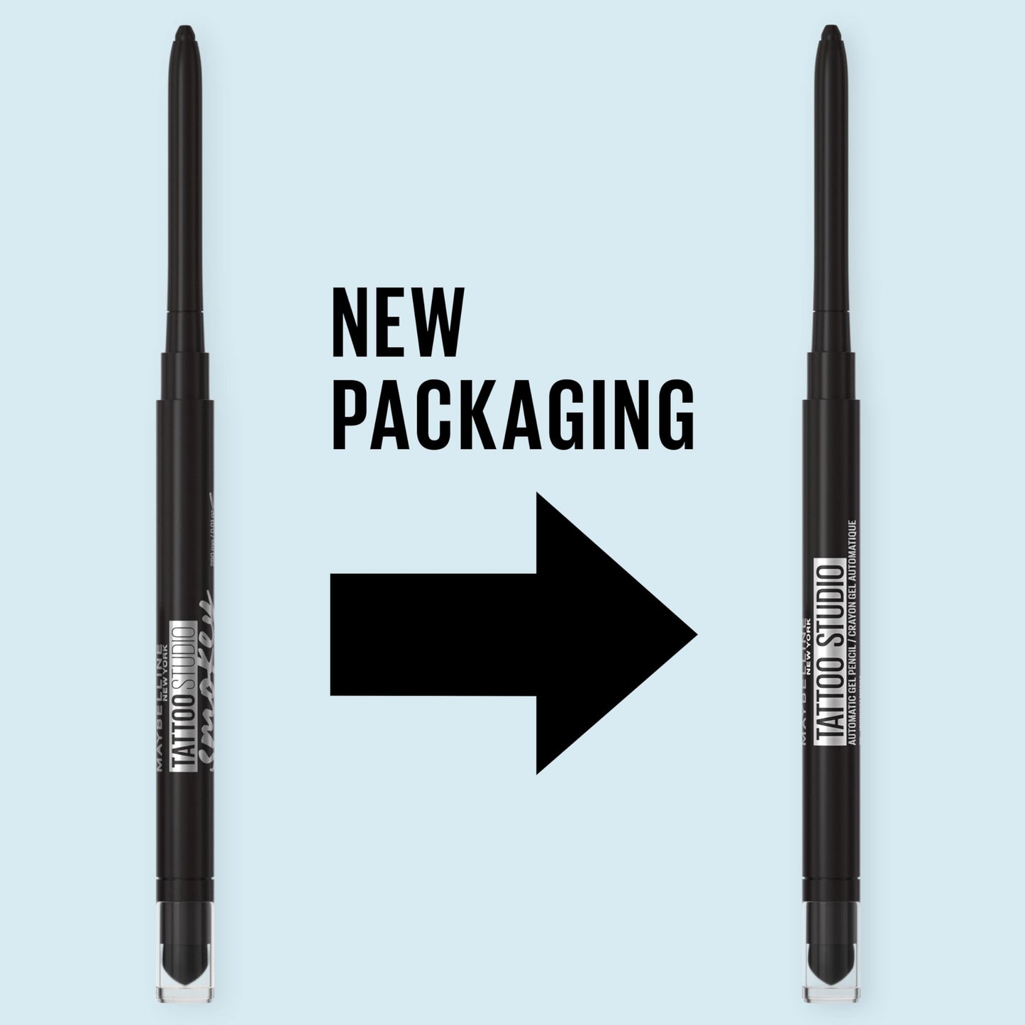 Maybelline Tattoo Studio Automatic Gel Pencil Waterproof Eyeliner, Blendable, Smudge Resistant, Matte Eyeliner For Up To 36HR Wear, Sleepless Sapphire Beauty and Personal Care MAYBELLINE