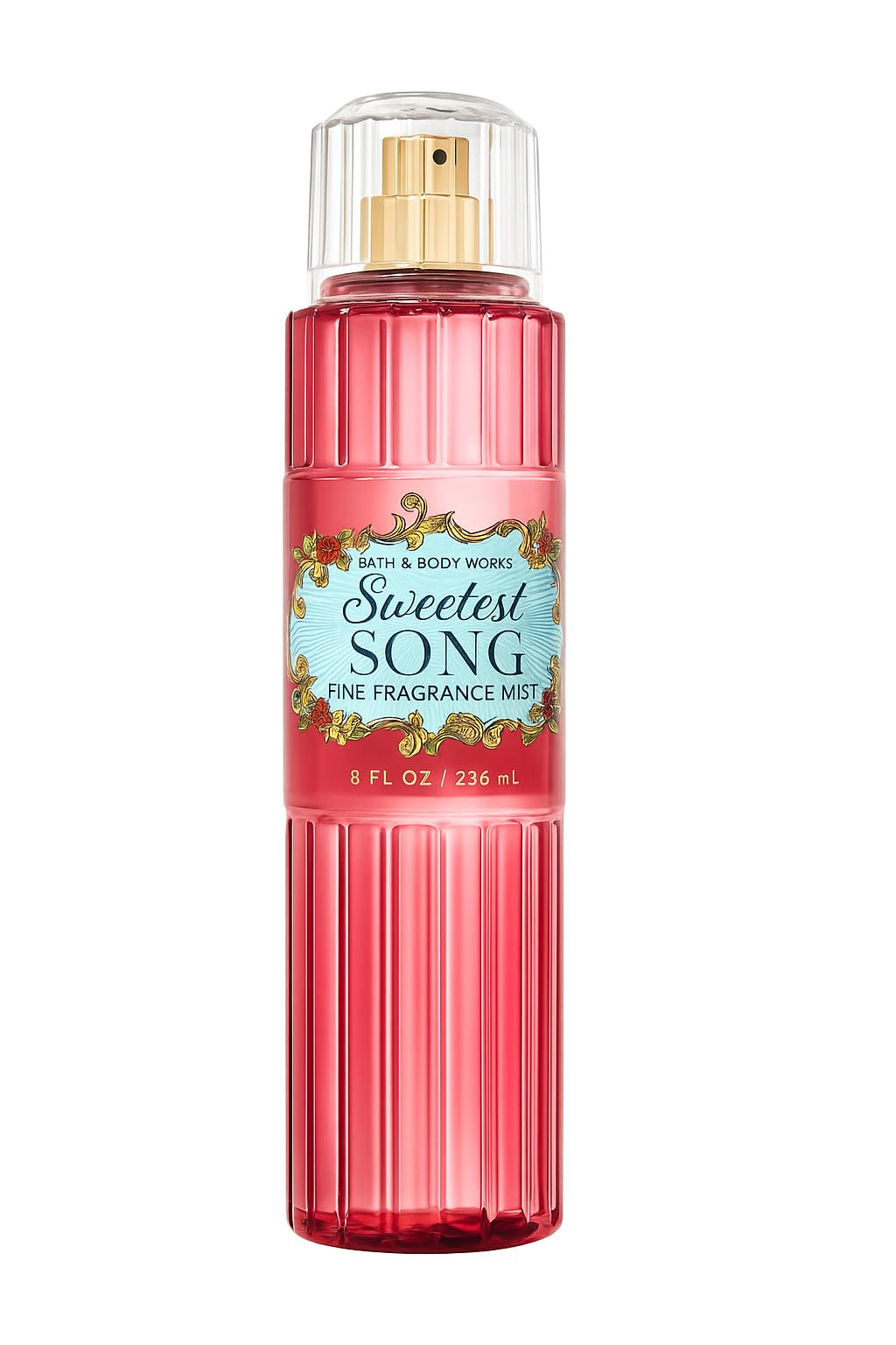 Bath & Body Works Sweetest Song Fine Fragrance Mist 8 fl oz | Floral & Fruity Body Spray with Raspberries, Jasmine, Musk