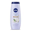 NIVEA Refreshing Fresh Aloe and Lily Body Wash with Nourishing Serum, Scented Body Wash for Women, Enriched with Provitamin B5 and Vitamin E, 20 Fl Oz