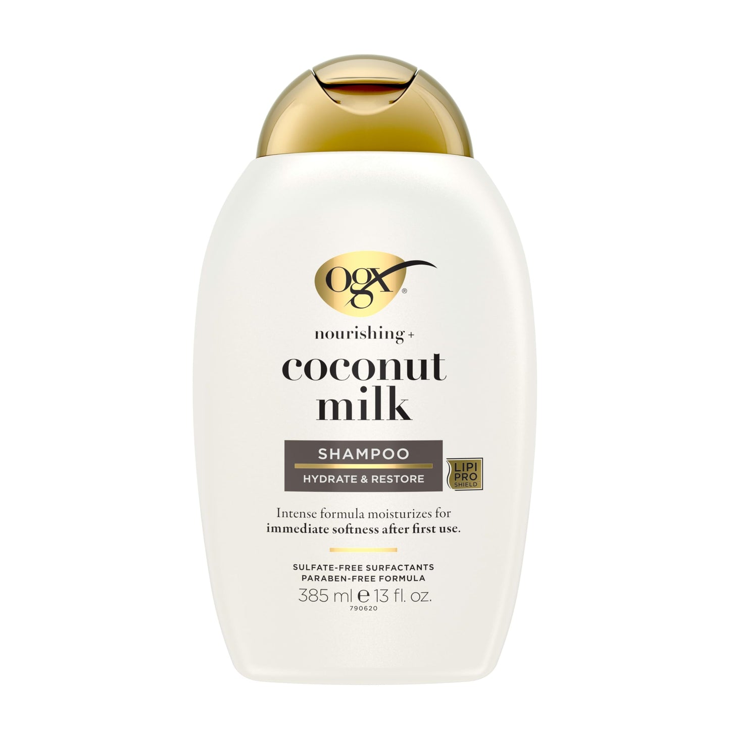 OGX Nourishing + Coconut Milk Moisturizing Shampoo, Hydrating & Restoring Shampoo Moisturizes for Soft Hair After the First Use, Paraben-Free Beauty and Personal Care OGX Default Title