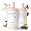 VoCÊ Haircare Volume Shampoo & Conditioner Bundle | Lift it Wash & Rinse Duo for Fine to Medium Hair, Volumizing with Swertia Japonica, Brazil Nut Oil