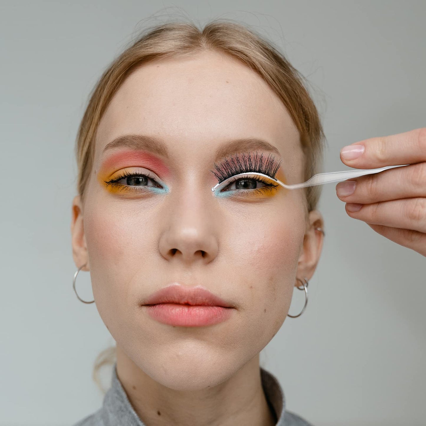 12 Pcs False Eyelashes Display Stick Eyelashes Applicator Tool 3D Eyelash Extensions Style Try on Sticks Planting Grafted Eye Lashes Applicator