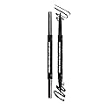 Double Ended Gel & Liquid Liner (001, Black)