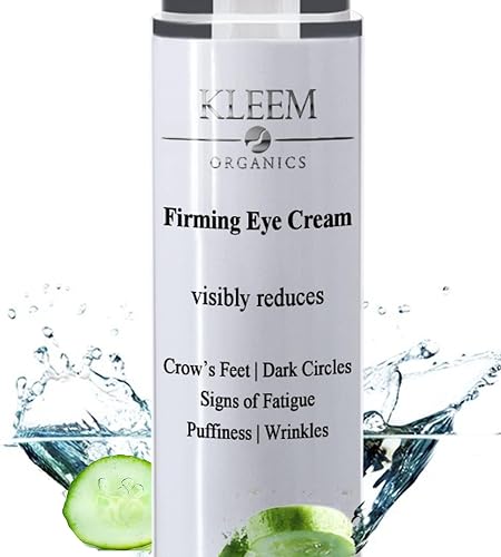 Kleem Under Eye Cream for Dark Circles and Puffy Eyes - Anti Aging Eye Cream with Peptides and Niacinamide that Reduces Eye Bags, Crow's Feet, Fine
