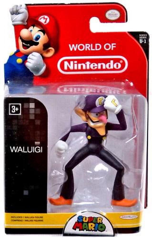 World of Nintendo 3" Waluigi Figure (Series 1-1)