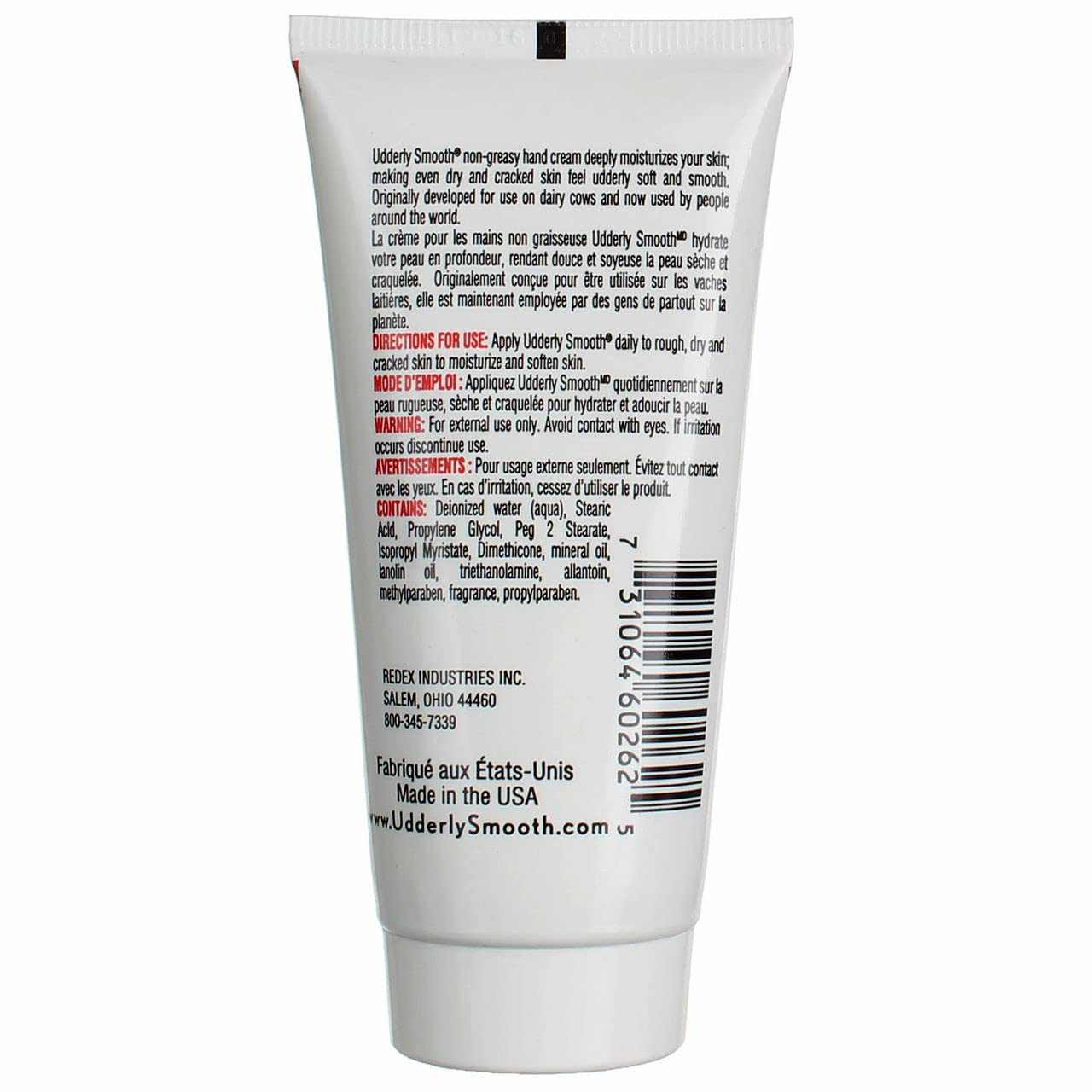 Udderly Smooth Hand Cream, 2 Oz Travel Size, Pack of 4