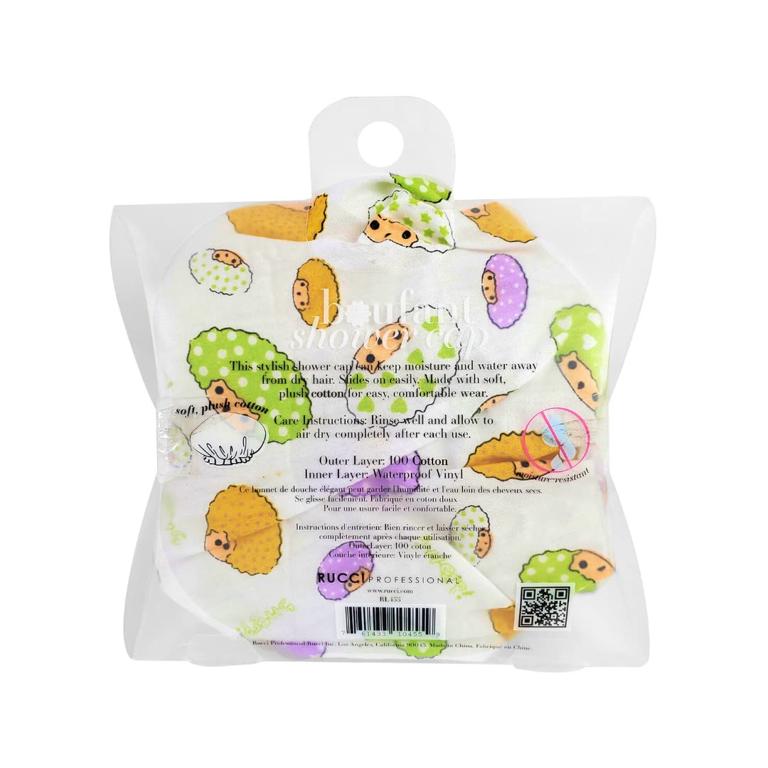 RUCCI Boufant Stylish & Reusable Shower Cap (Pack of 2)